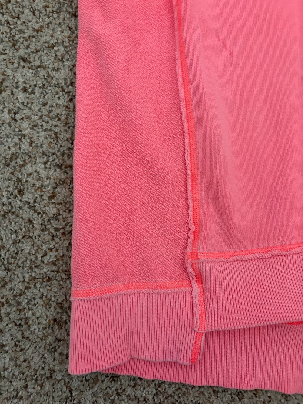 aerie V-Neck Lightweight Coral Sweater in Bright Pink - Picture 2 of 4
